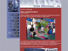 Tablet Screenshot of donmichaeljr.com